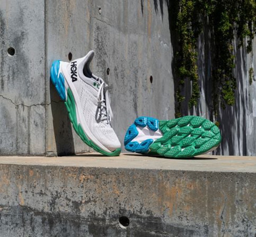 Hoka One One Koşu Ayakkabısı Kadın Beyaz - Clifton Edge - DX4580396